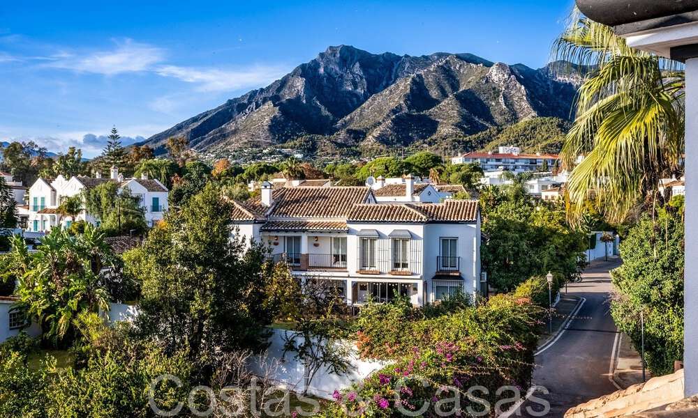 Traditionele, Spaanse luxevilla te koop aan een park en op loopafstand van het strand in het centrum van Marbella 65453