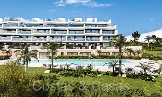Nieuwe, eigentijdse luxe appartementen met zeezicht te koop in Manilva, Costa del Sol 65079 