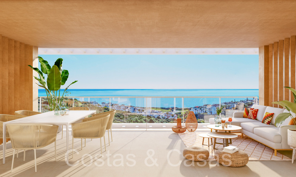 Nieuw op de markt. Stijlvolle appartementen te koop in een eersteklas golfomgeving in San Roque, Costa del Sol 65056