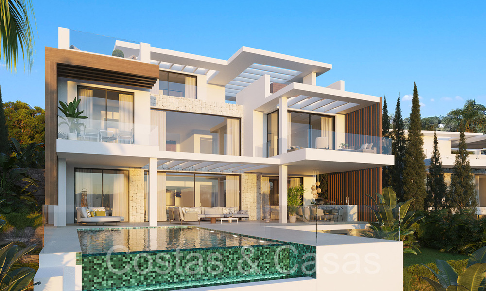 10 eigentijdse boutique villa’s te koop op de New Golden Mile tussen Marbella en Estepona 65282