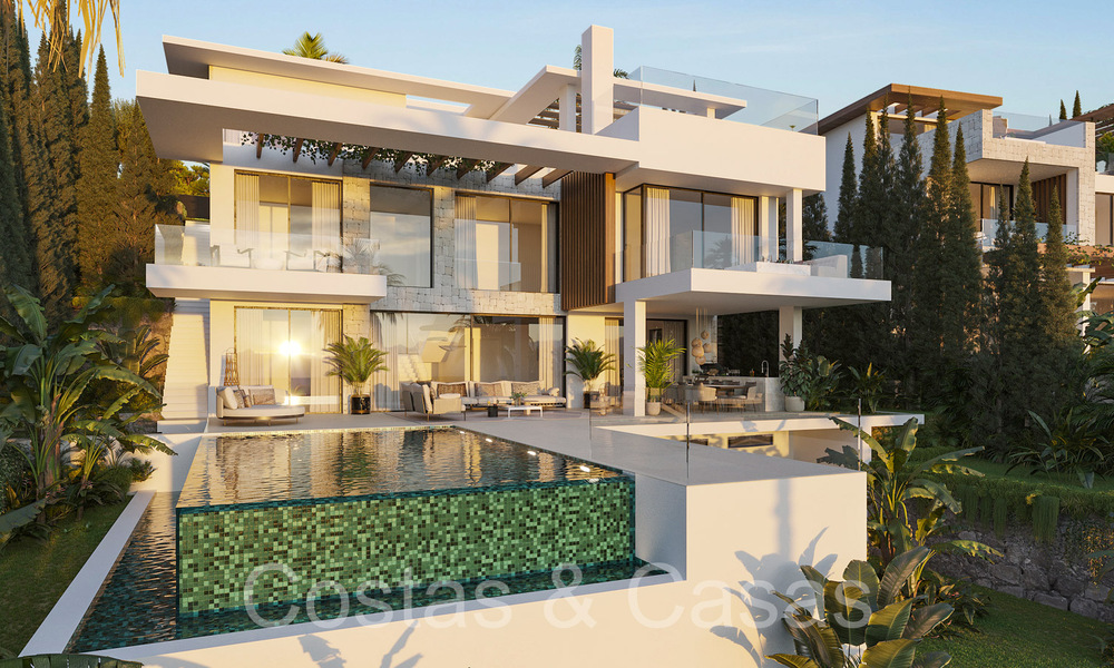10 eigentijdse boutique villa’s te koop op de New Golden Mile tussen Marbella en Estepona 65319