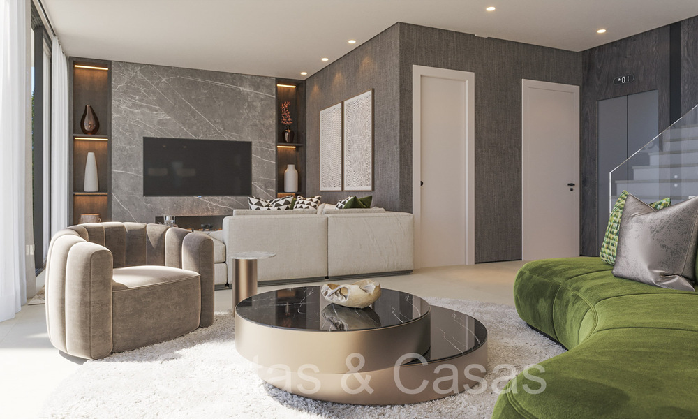 10 eigentijdse boutique villa’s te koop op de New Golden Mile tussen Marbella en Estepona 65325