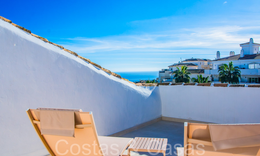 Eigentijds gerenoveerde woning met prachtig zeezicht te koop in Riviera del Sol, Mijas, Costa del Sol 65837
