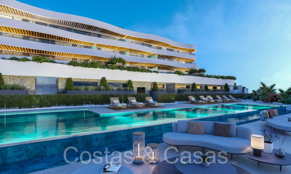 Nieuwe, geavanceerd luxe appartementen te koop met panoramisch zeezicht in Mijas, Costa del Sol 65543