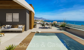 Nieuwe, geavanceerd luxe appartementen te koop met panoramisch zeezicht in Mijas, Costa del Sol 65546 