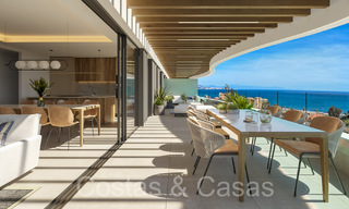 Nieuwe, geavanceerd luxe appartementen te koop met panoramisch zeezicht in Mijas, Costa del Sol 65547 