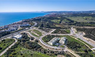 Contemporaine nieuwbouwappartementen te koop op loopafstand van het strand en zeezicht, nabij Estepona centrum 65562 