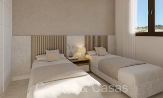 Contemporaine nieuwbouwappartementen te koop op loopafstand van het strand en zeezicht, nabij Estepona centrum 65565 