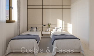 Contemporaine nieuwbouwappartementen te koop op loopafstand van het strand en zeezicht, nabij Estepona centrum 65566 