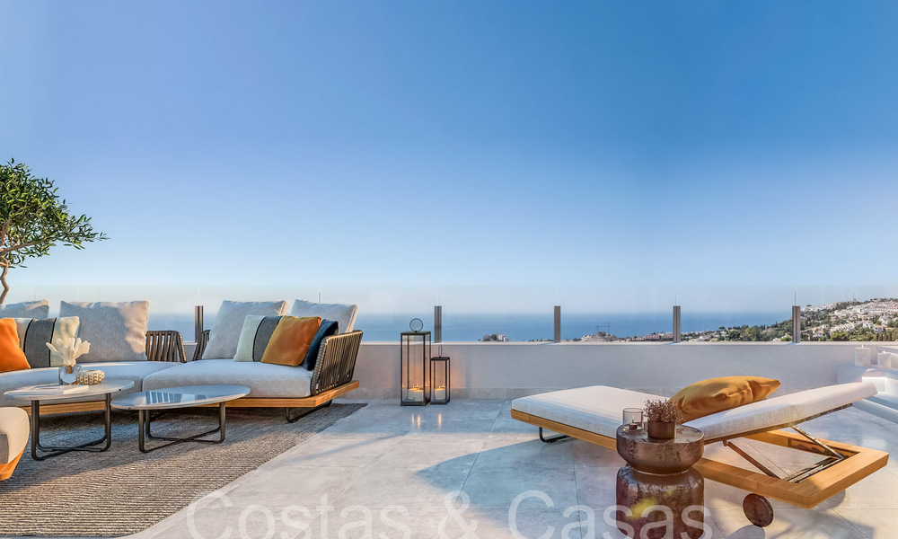 Exclusief project met panoramisch zeezicht te koop in Benalmadena, Costa del Sol 65577