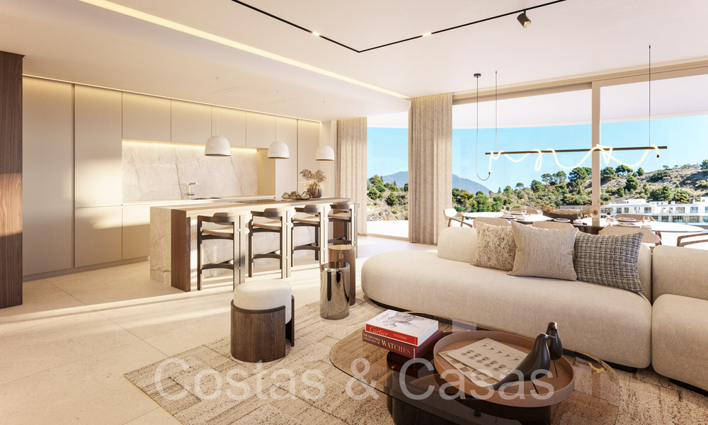 Nieuwe, exclusieve appartementen te koop met adembenemend zeezicht in Benahavis - Marbella 66011
