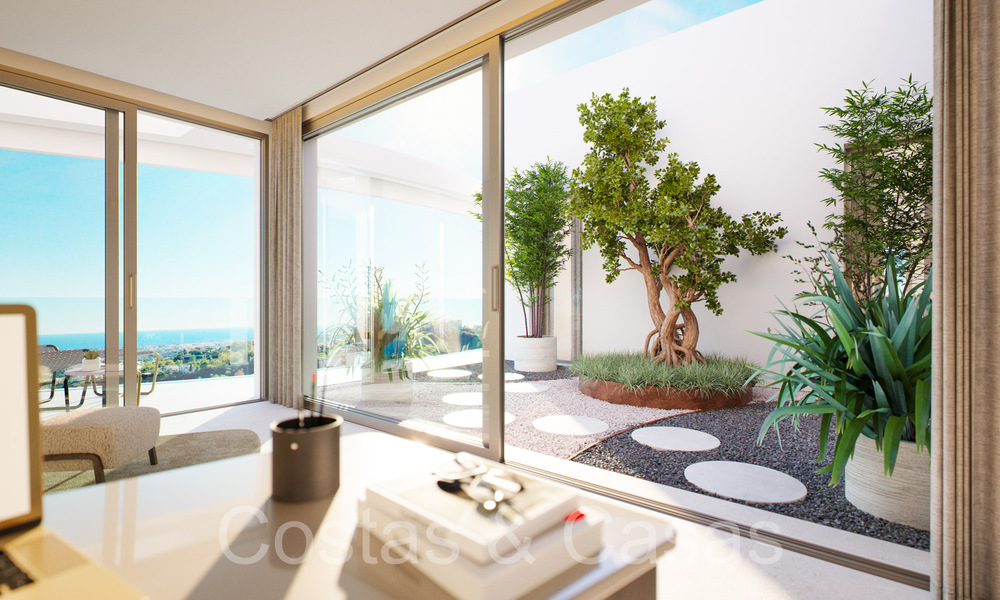 Nieuwe, exclusieve appartementen te koop met adembenemend zeezicht in Benahavis - Marbella 66018