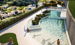 Nieuwe, exclusieve appartementen te koop met adembenemend zeezicht in Benahavis - Marbella 66019 