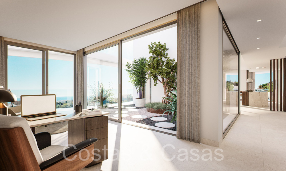 Nieuwe, exclusieve appartementen te koop met adembenemend zeezicht in Benahavis - Marbella 66021