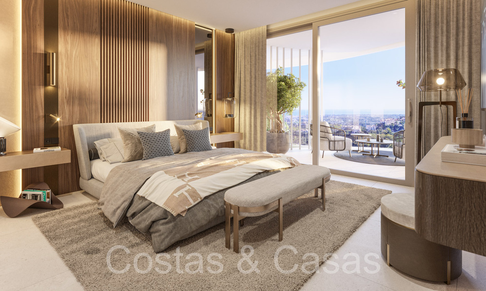 Nieuwe, exclusieve appartementen te koop met adembenemend zeezicht in Benahavis - Marbella 66023