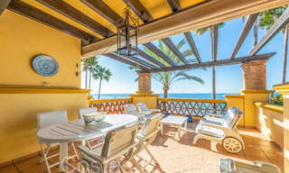 Ruim appartement te koop in een gated strandcomplex met onbelemmerd zeezicht ten oosten van Marbella centrum 66049 