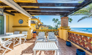 Ruim appartement te koop in een gated strandcomplex met onbelemmerd zeezicht ten oosten van Marbella centrum 66051 