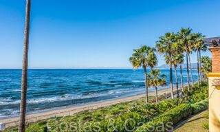 Ruim appartement te koop in een gated strandcomplex met onbelemmerd zeezicht ten oosten van Marbella centrum 66054 