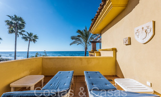 Ruim appartement te koop in een gated strandcomplex met onbelemmerd zeezicht ten oosten van Marbella centrum 66056 