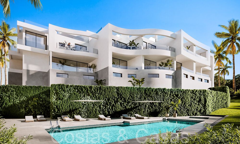 Nieuwe, energiezuinige moderne woningen met zeezicht te koop in Mijas, Costa del Sol 66439