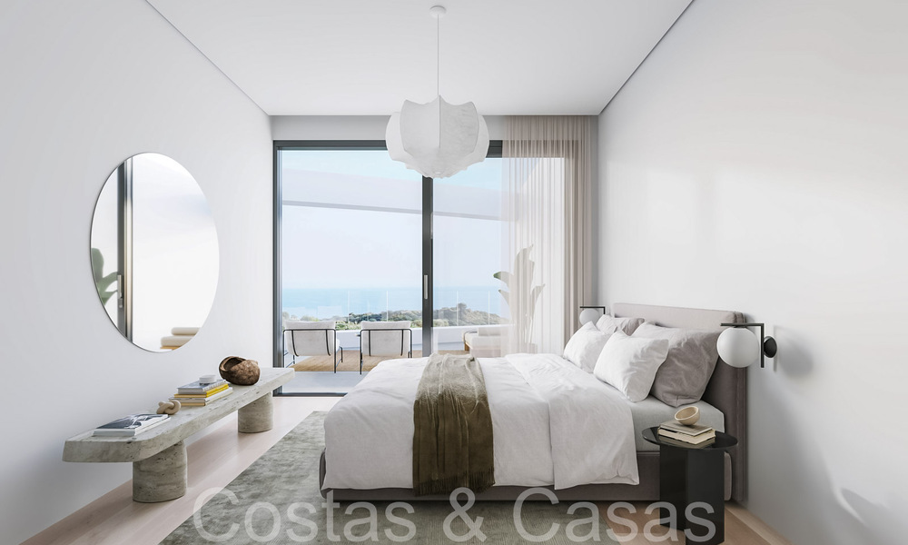 Nieuwe, energiezuinige moderne woningen met zeezicht te koop in Mijas, Costa del Sol 66448