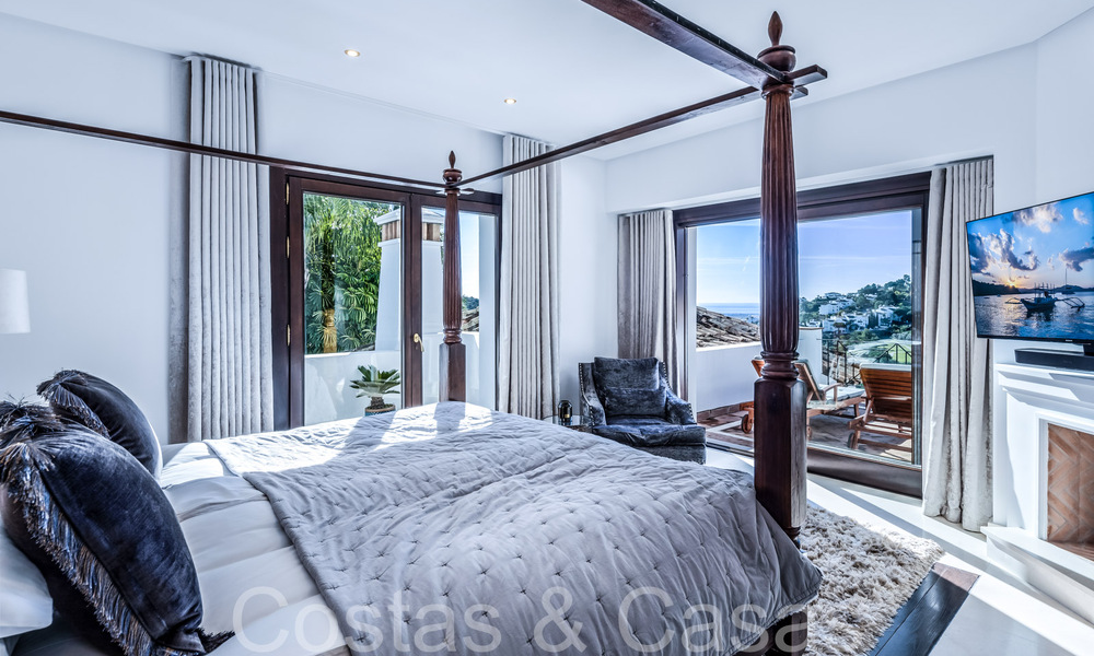 Mediterrane luxevilla te koop met golf- en zeezicht in een gated urbanisatie in La Quinta, Marbella - Benahavis 66714