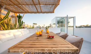 Instapklaar, eigentijds duplex penthouse te koop in een gated community in La Quinta te Benahavis, Marbella 66836 