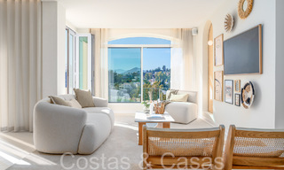 Instapklaar, eigentijds duplex penthouse te koop in een gated community in La Quinta te Benahavis, Marbella 66850 