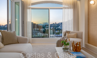 Instapklaar, eigentijds duplex penthouse te koop in een gated community in La Quinta te Benahavis, Marbella 66851 