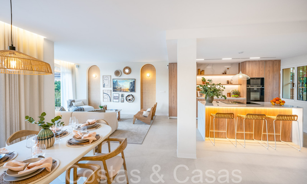 Instapklaar, eigentijds duplex penthouse te koop in een gated community in La Quinta te Benahavis, Marbella 66852