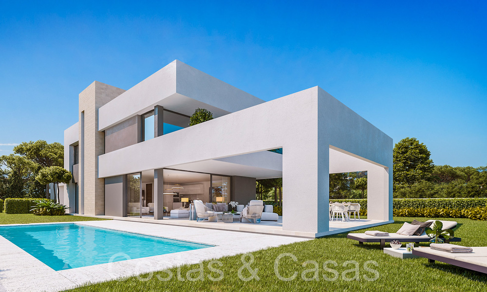Gloednieuwe villa te koop op loopafstand van het strand van Elviria ten oosten van Marbella centrum 67171