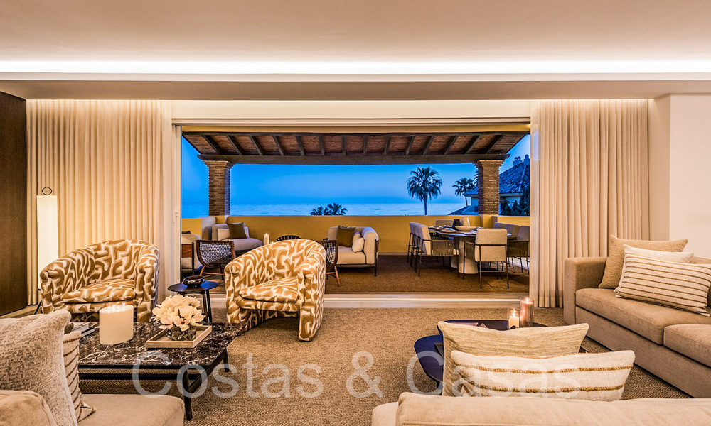 Elegant gerenoveerd luxe penthouse te koop aan zee met oogverblindend zeezicht ten oosten van Marbella centrum 67128