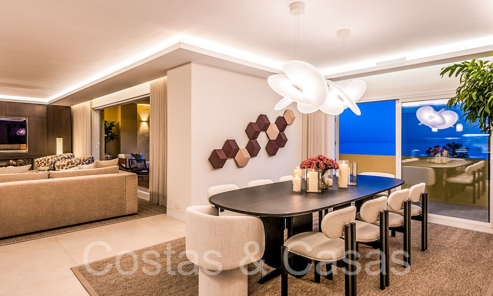 Elegant gerenoveerd luxe penthouse te koop aan zee met oogverblindend zeezicht ten oosten van Marbella centrum 67130