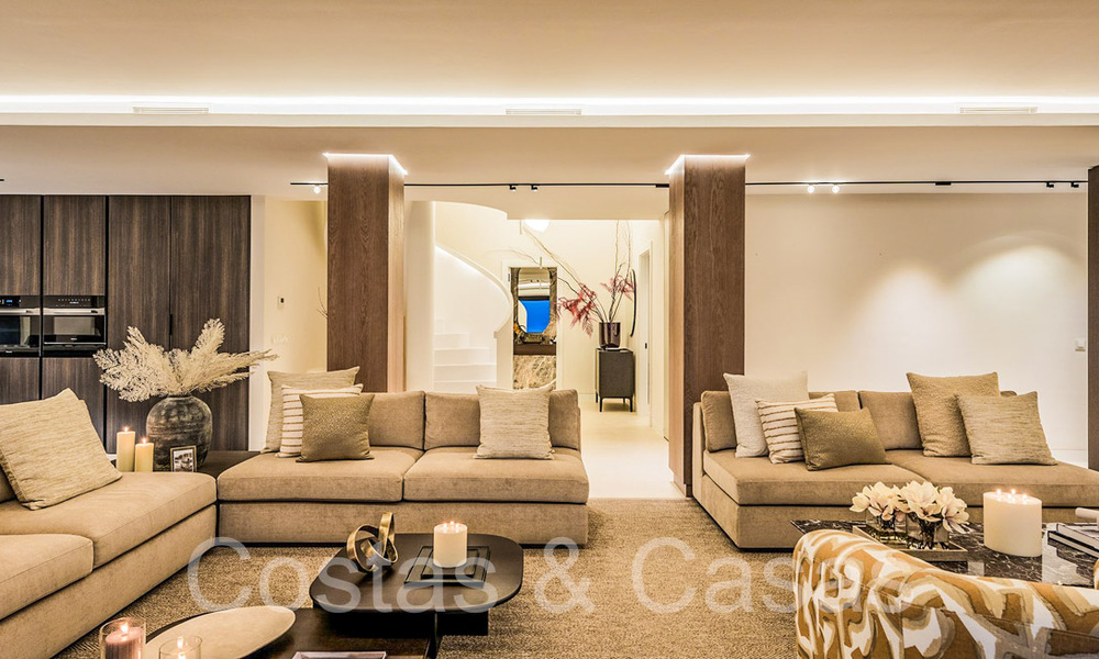 Elegant gerenoveerd luxe penthouse te koop aan zee met oogverblindend zeezicht ten oosten van Marbella centrum 67132