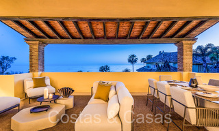 Elegant gerenoveerd luxe penthouse te koop aan zee met oogverblindend zeezicht ten oosten van Marbella centrum 67133 