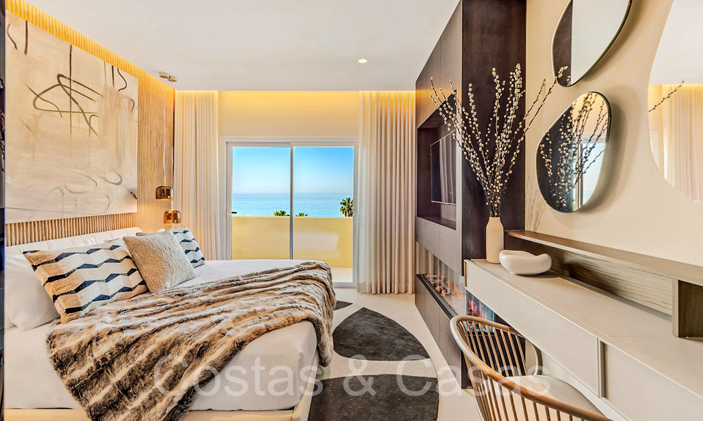 Elegant gerenoveerd luxe penthouse te koop aan zee met oogverblindend zeezicht ten oosten van Marbella centrum 67148