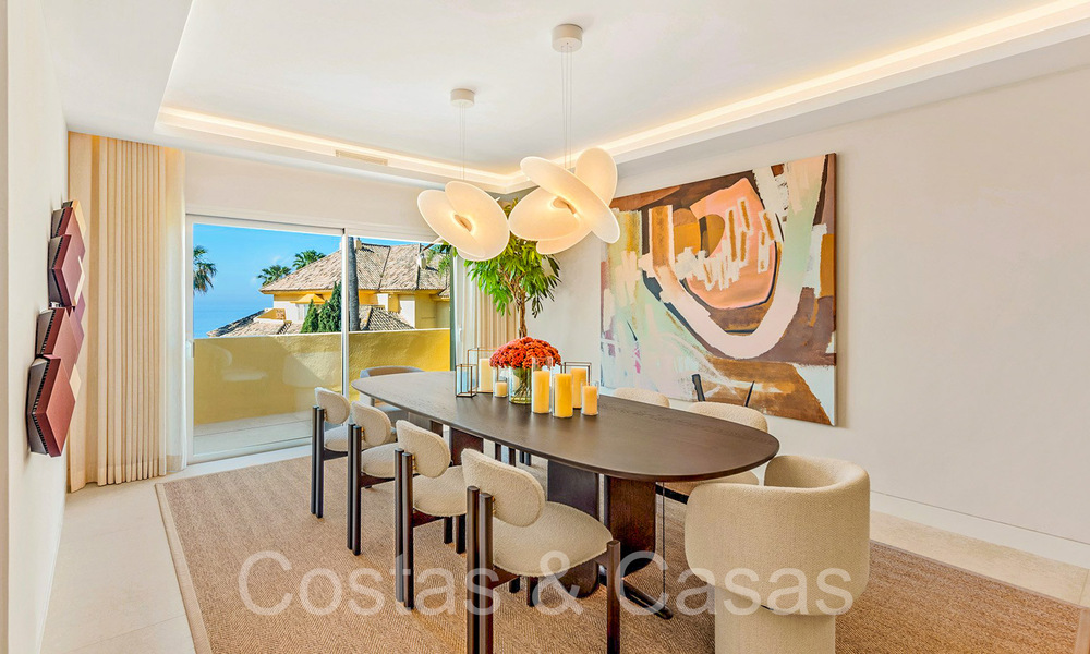 Elegant gerenoveerd luxe penthouse te koop aan zee met oogverblindend zeezicht ten oosten van Marbella centrum 67152