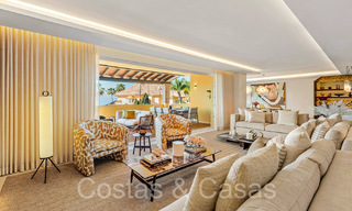 Elegant gerenoveerd luxe penthouse te koop aan zee met oogverblindend zeezicht ten oosten van Marbella centrum 67154 