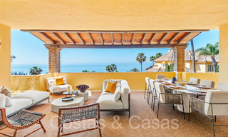 Elegant gerenoveerd luxe penthouse te koop aan zee met oogverblindend zeezicht ten oosten van Marbella centrum 67158 