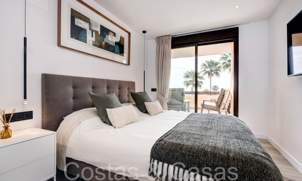 Instapklaar, luxe appartement volledig gerenoveerd met panoramisch uitzicht op de Middellandse Zee te koop in Marbella - Benahavis 67199