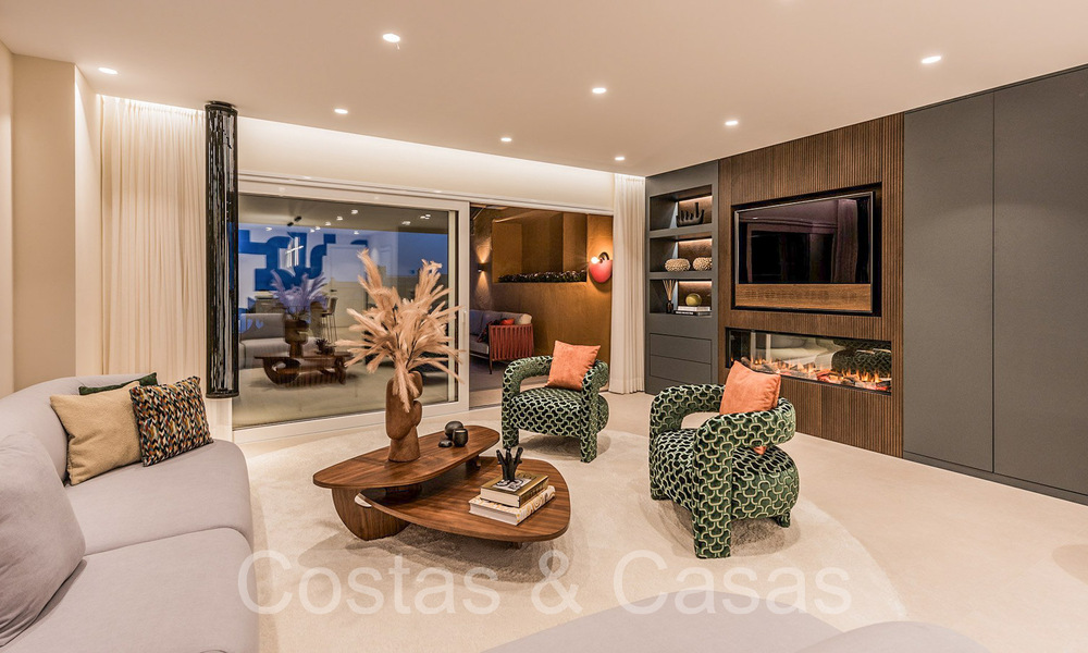 Luxueus gerenoveerd appartement te koop i/e strandcomplex aan zee, met zeezicht, o/d New Golden Mile, Marbella - Estepona 67274