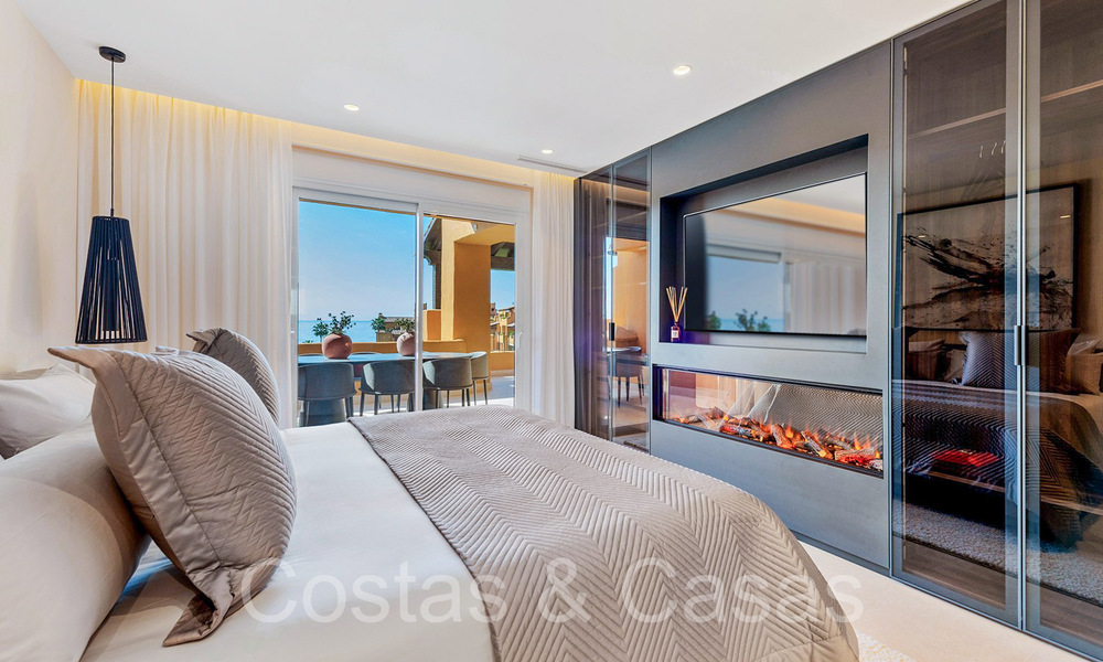 Luxueus gerenoveerd appartement te koop i/e strandcomplex aan zee, met zeezicht, o/d New Golden Mile, Marbella - Estepona 67286