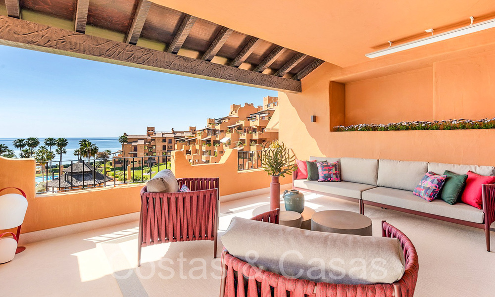 Luxueus gerenoveerd appartement te koop i/e strandcomplex aan zee, met zeezicht, o/d New Golden Mile, Marbella - Estepona 67299