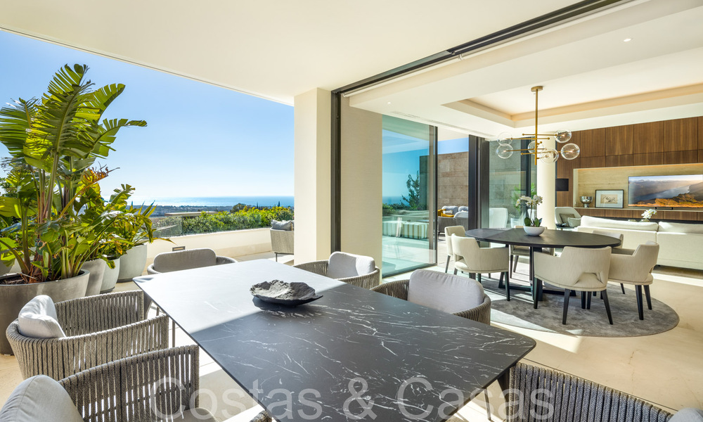 Luxueus duplex appartement met panoramisch zeezicht te koop in Benahavis - Marbella 67361