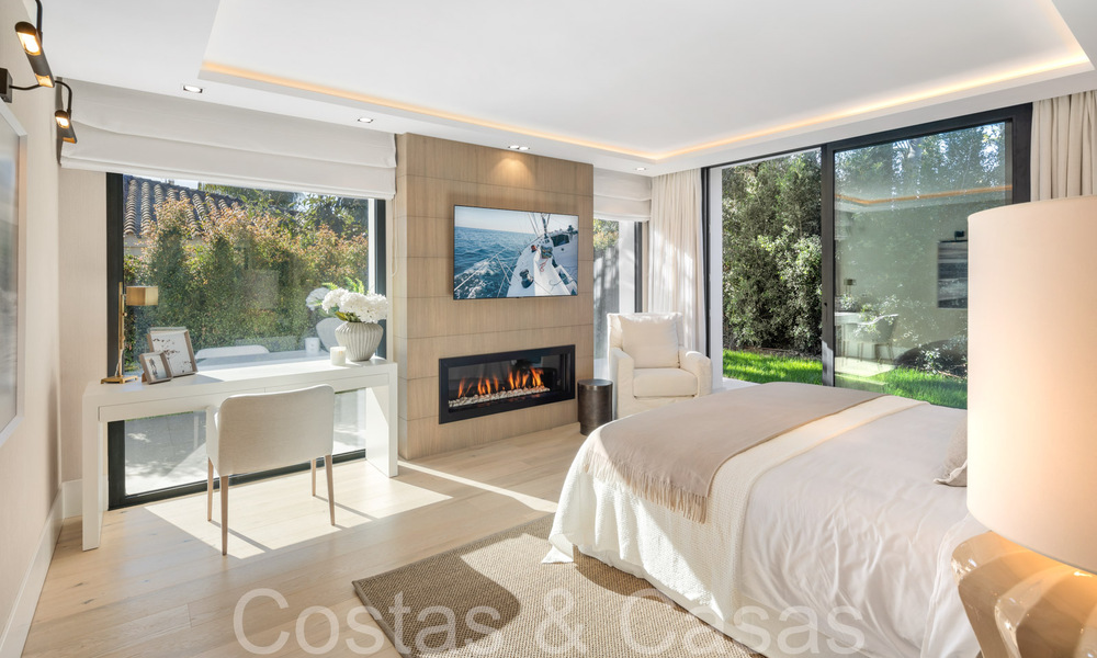 Geavanceerde, Mediterrane gelijkvloerse villa te koop op een steenworp van de Las Brisas golfbaan in Nueva Andalucia, Marbella 67481