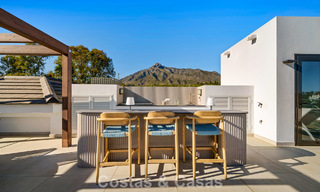 Modernistische luxevilla te koop in een exclusieve, afgeschermde woonwijk op de Golden Mile van Marbella 787671 