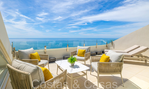 Luxueus, modern, duplex penthouse met panoramisch zeezicht te koop in Benalmadena, Costa del Sol 68007