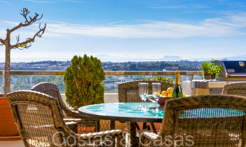Luxueus appartement te koop met onbelemmerd, panoramisch zeezicht in Nueva Andalucia, Marbella 68117