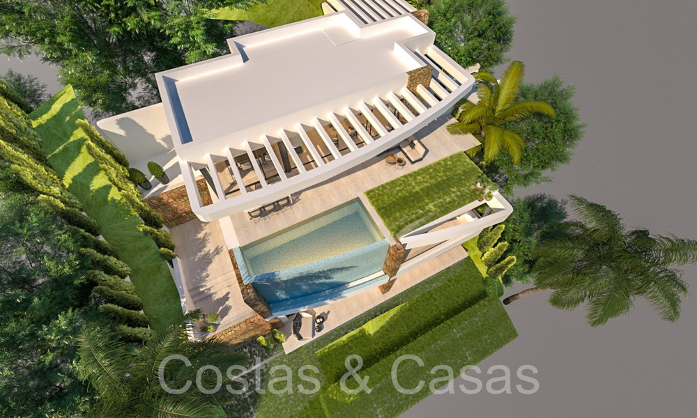 Off-plan villaproject met panoramisch zeezicht te koop in de heuvels van Mijas Pueblo, Costa del Sol 69731