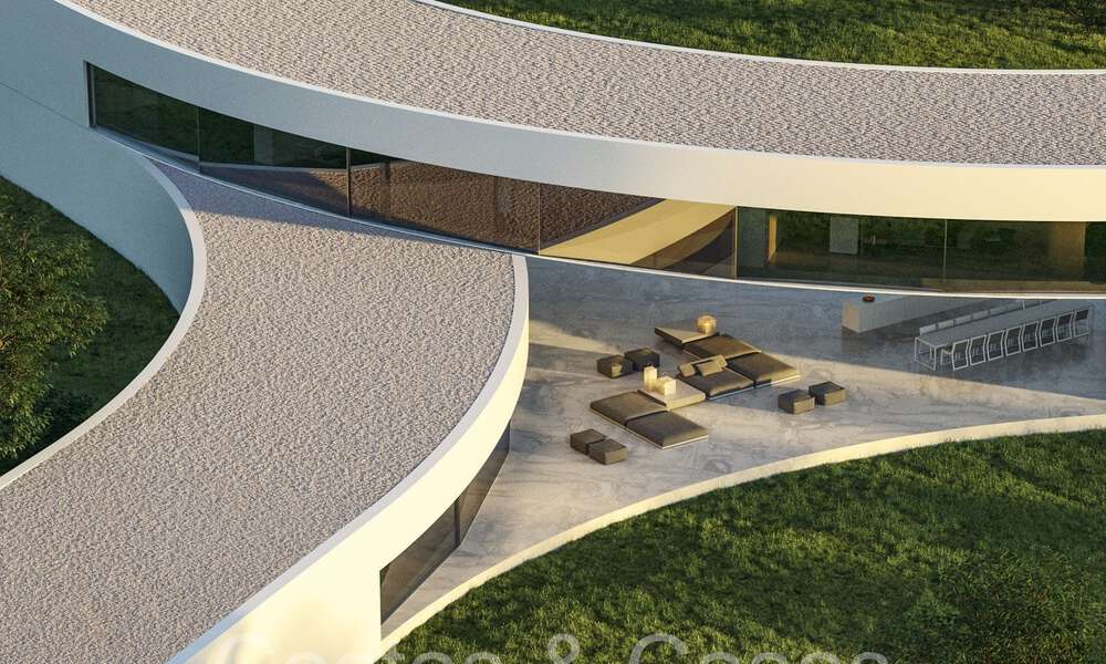 Futuristische designervilla te koop omgeven door natuur in de prestigieuze community van Valderrama in Sotogrande, Costa del Sol 69788